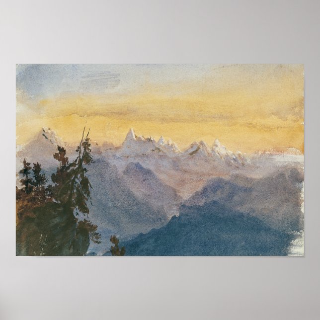 Póster Sargento John Singer - Vista desde el Monte Pilatu (Frente)