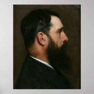 Póster Sargento - Retrato De Claude Monet 1887