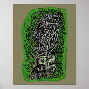 Póster Sargento Zombie, de Brian Benson,