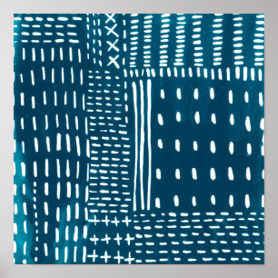 Póster Sashiko Stitks