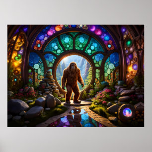 Póster Sasquatch Dimensional Portal