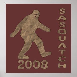 Póster Sasquatch Para Presidente