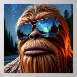 Póster Sasquatch y Stars