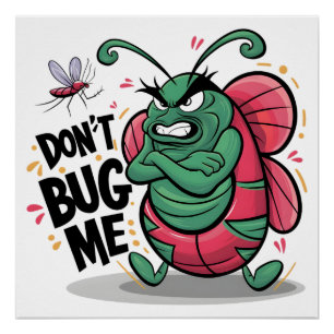 Póster Sassy Bug: Arte caprichoso inspirado en el graffit