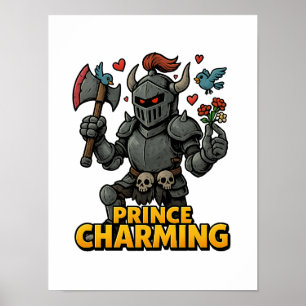 Póster Sasuy Personalizado Knight - "Encantador de precio