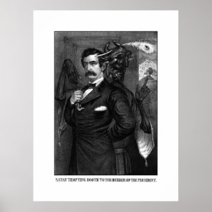 Póster Satan que tienta a John Wilkes Booth