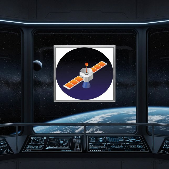 Póster Satélite en el espacio (Subido por el creador)
