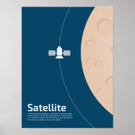 Póster Satellite Poster for Kids
