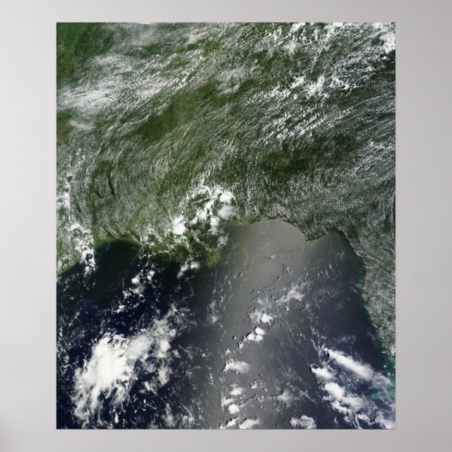Póster Satellite view of the Gulf of Mexico 2 (Frente)