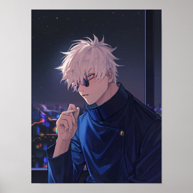Póster Satoru Gojo (Frente)