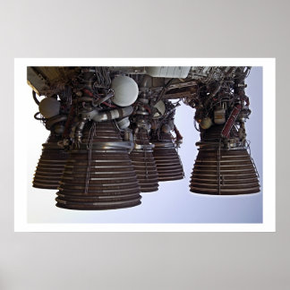 Póster Saturn 5 Motores