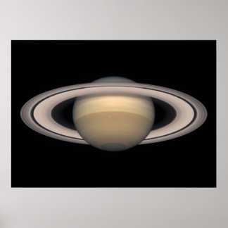 Póster Saturn Enorme Poster - Regalo de espacio y astrono