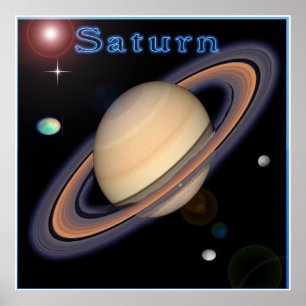 Póster Saturn poster