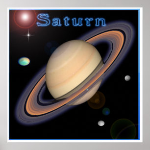 Póster Saturn poster
