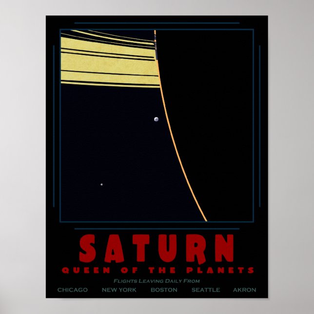 Póster SATURN, Queen of the Planets Poster (Frente)