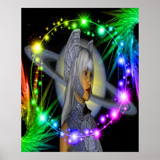 Póster Saturn Rising (Frente)