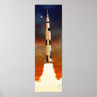 Póster Saturn V