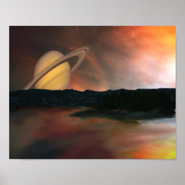 Póster Saturno (Frente)