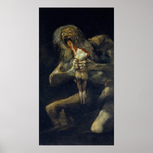 Póster Saturno devorando a su hijo (calidad alta e ilegal