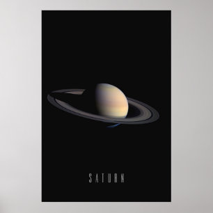 Póster Saturno - El Gigante Anillo y la Joya de Nuestra S