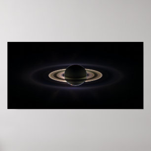 Póster Saturno resplandeciente