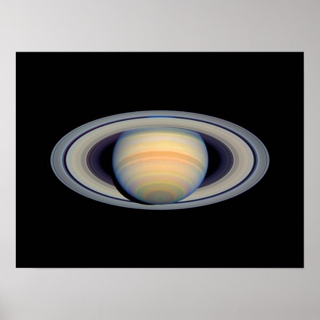 Póster Saturno (Telescopio Hubble) (Frente)