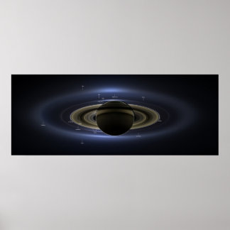 Póster Saturno y el día en que sonrió la Tierra