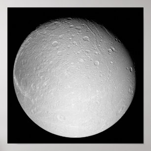 Póster Saturn's moon Dione