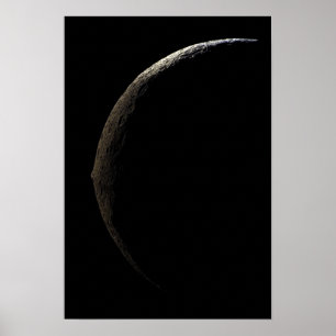 Póster Saturn's moon Iapetus