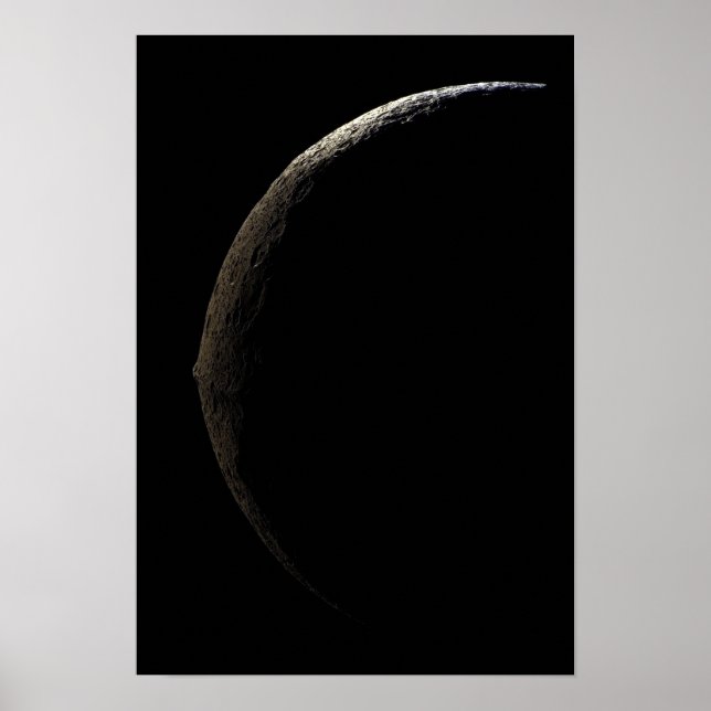 Póster Saturn's moon Iapetus (Frente)