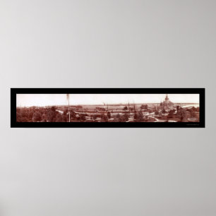 Póster Sault Ste Foto de Marie Locks 1903