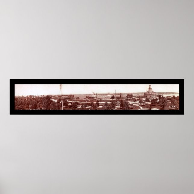 Póster Sault Ste Foto de Marie Locks 1903 (Frente)