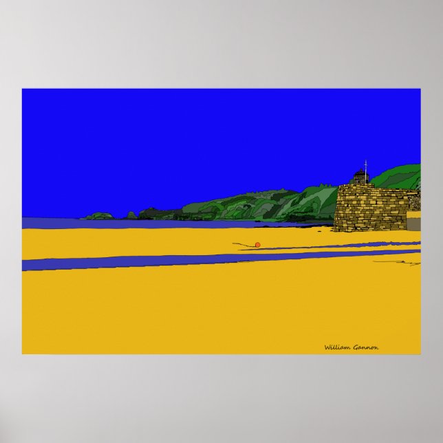 Póster Saundersfoot. William Gannon (Frente)