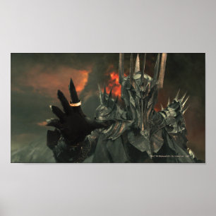 Póster Sauron con la mano