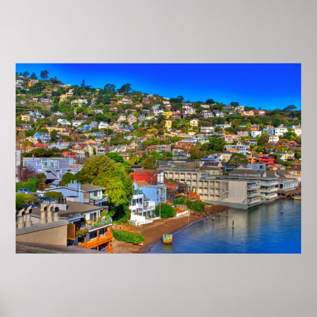 Póster Sausalito Hillside (Frente)