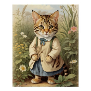 Póster Savanna Cat