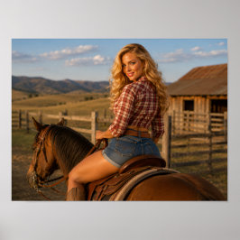 Póster Savannah Cole - Cabalgando