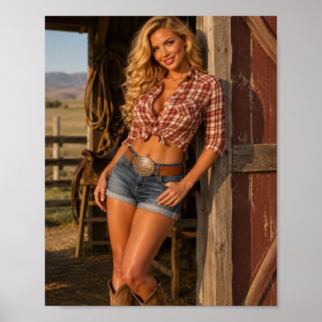 Póster Savannah Cole - En el granero (Frente)