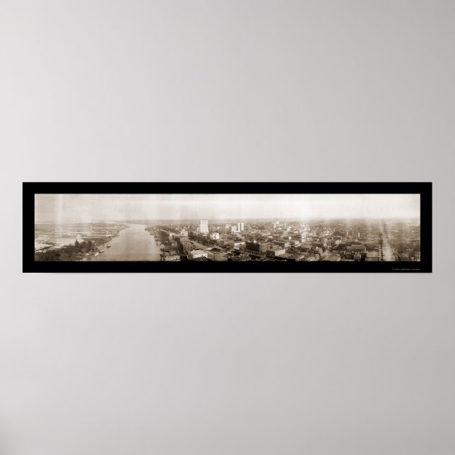 Póster Savannah Georgia Foto 1912 (Frente)