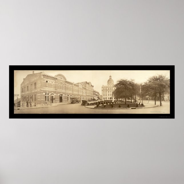 Póster Savannah, Georgia Photo 1909 (Frente)