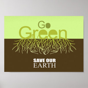 PÓSTER SAVE OUR EARTH