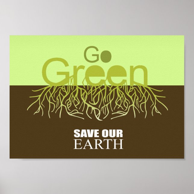 PÓSTER SAVE OUR EARTH (Frente)
