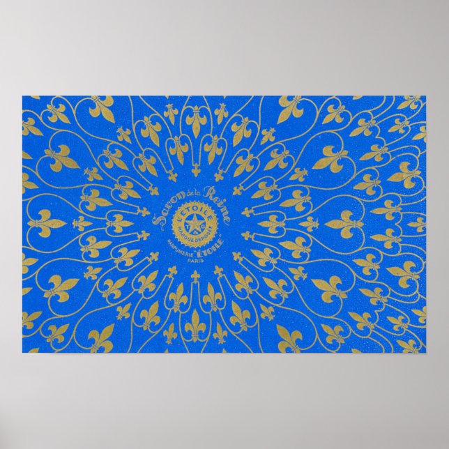 Póster Savon de la Reine Soap Label (Frente)