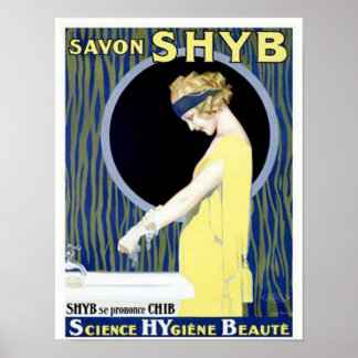 Póster Savon Shyb Ciencia, Higiene, Belleza