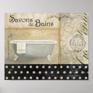 Póster Savons de Bains