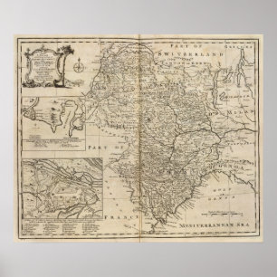 Póster Savoy, Piemont, Montferrat