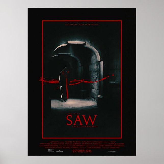 Póster Saw 2004 Movie (Frente)