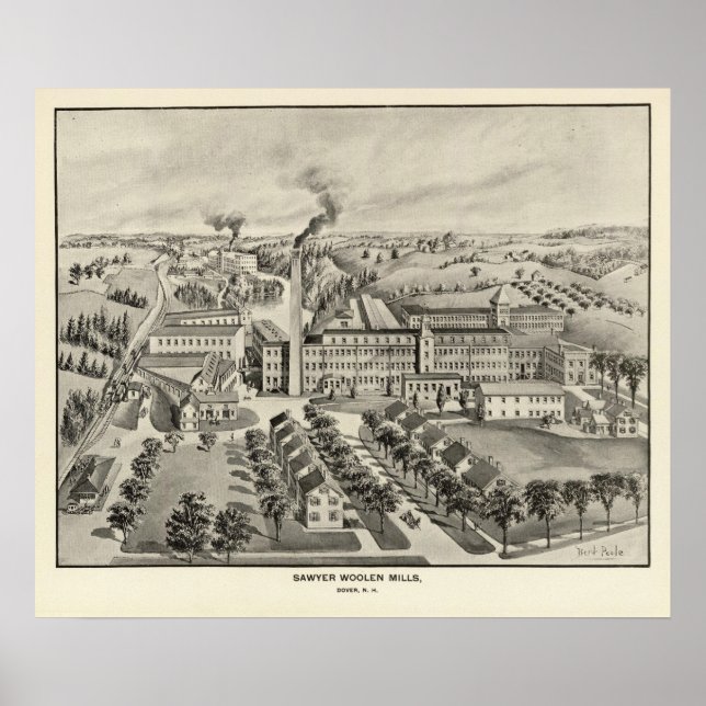 Póster Sawyer Woolen Mills (Frente)
