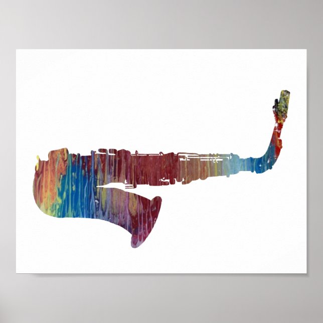 Póster Saxofón (Frente)