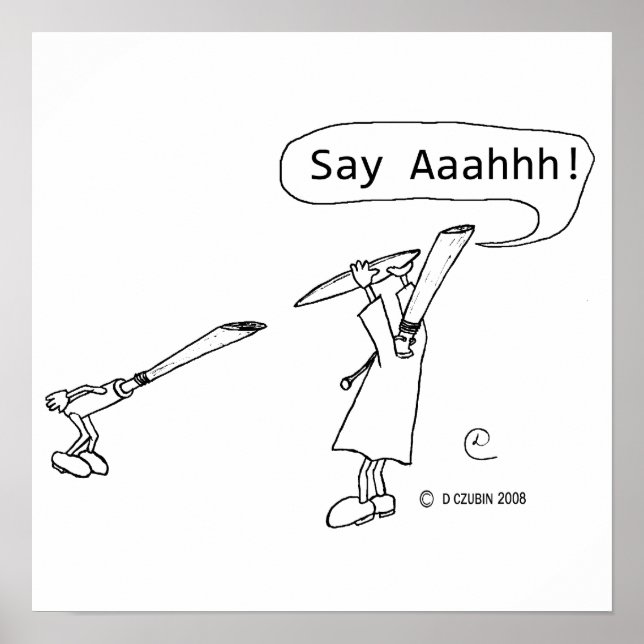 Póster Say Ahhh (Frente)